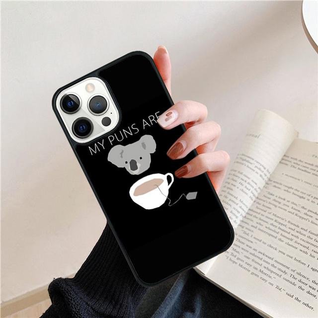 Смешное животное Коала Мягкий Чехол для Телефона Для iPhone 17 Air 15 16e 14 13 12 Pro Max 11 Pro Max Plus Чехол-Ракушка