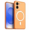 Магнитный железный кольцевой чехол для телефона Vivo Y28s 5G, Y18s, Y03t, матовый мягкий ТПУ, противоударный чехол