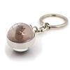 Luminous Round Double-Sided Crystal Hedgehog Keychain