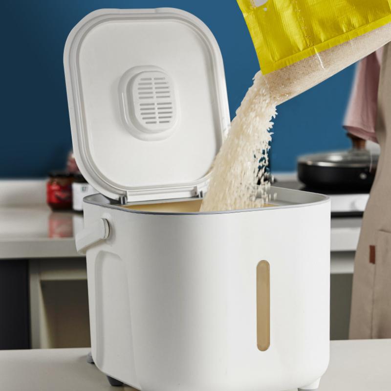 Ящик для хранения продуктов, ведро для риса, органайзер, кухонная организация, цилиндр, герметичный ящик для хранения зерна, бытовой ящик