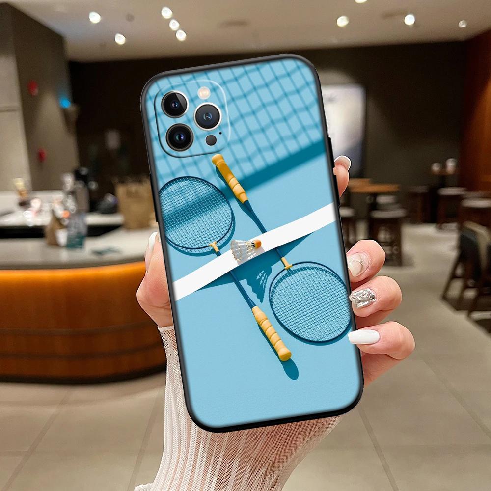 RA6 Badminton Sports Phone Case for OPPO A40 A60 A80 A15 A16 A16K A12 A17 A17K A54 A54S A53 A53S A55 A56 A57 A98 F23