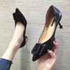 Buckle Summer Women Shoes Pointed Toe Pumps Leisure Dress High Heels Wedding Tenis Feminino Zapatillas Mujer Square Sexy Shoes