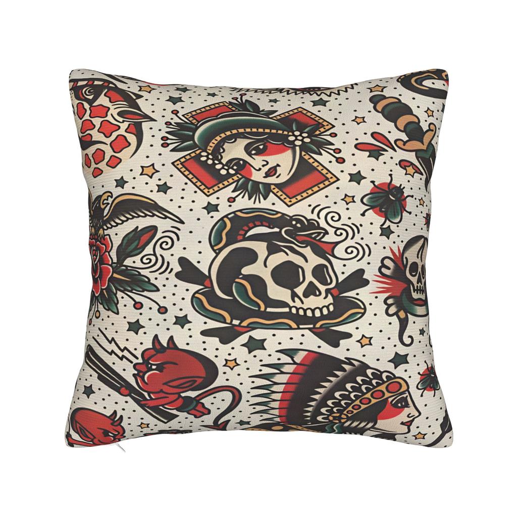 Pillow Cover Flying Leaping Pig Funny Pillow Case For Living Room Sofa Pillowcases