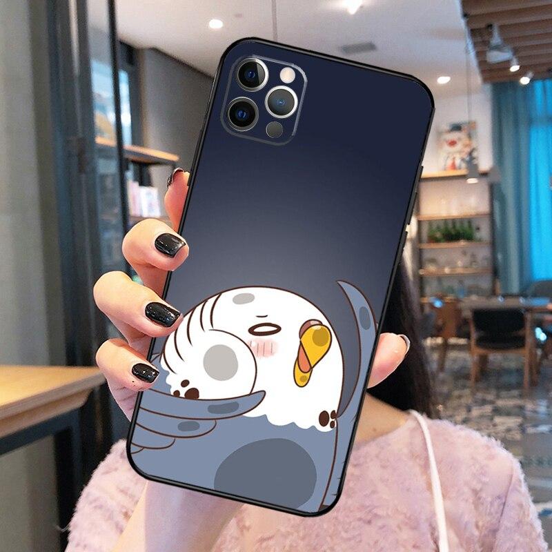Чехол для телефона Chubby Cockatiels Parrotlets для iPhone 14 Pro Max XS X XR, чехол для iPhone 13 12 Mini 11 Pro Max 7 8 Plus