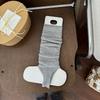 New Fashion Solid Color Knitted Leg Warmers Breathable Plain Mid-Calf Socks Harajuku Crew Socks Dance