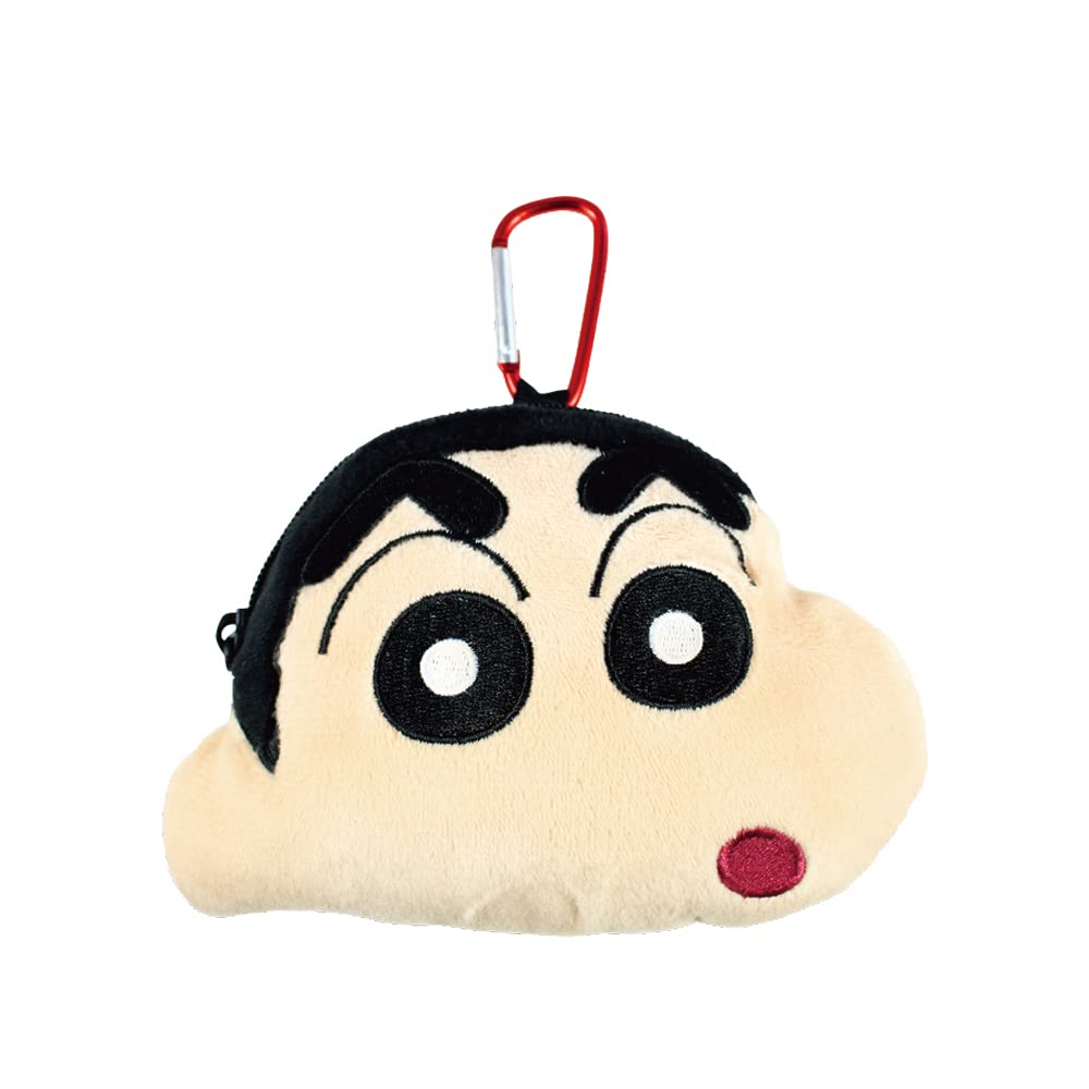 T's Factory Crayon Shin-chan Plush Zipper Mascot with Carabiner Shin-chan H90 X W130 X D60mm KS-5541467SN
