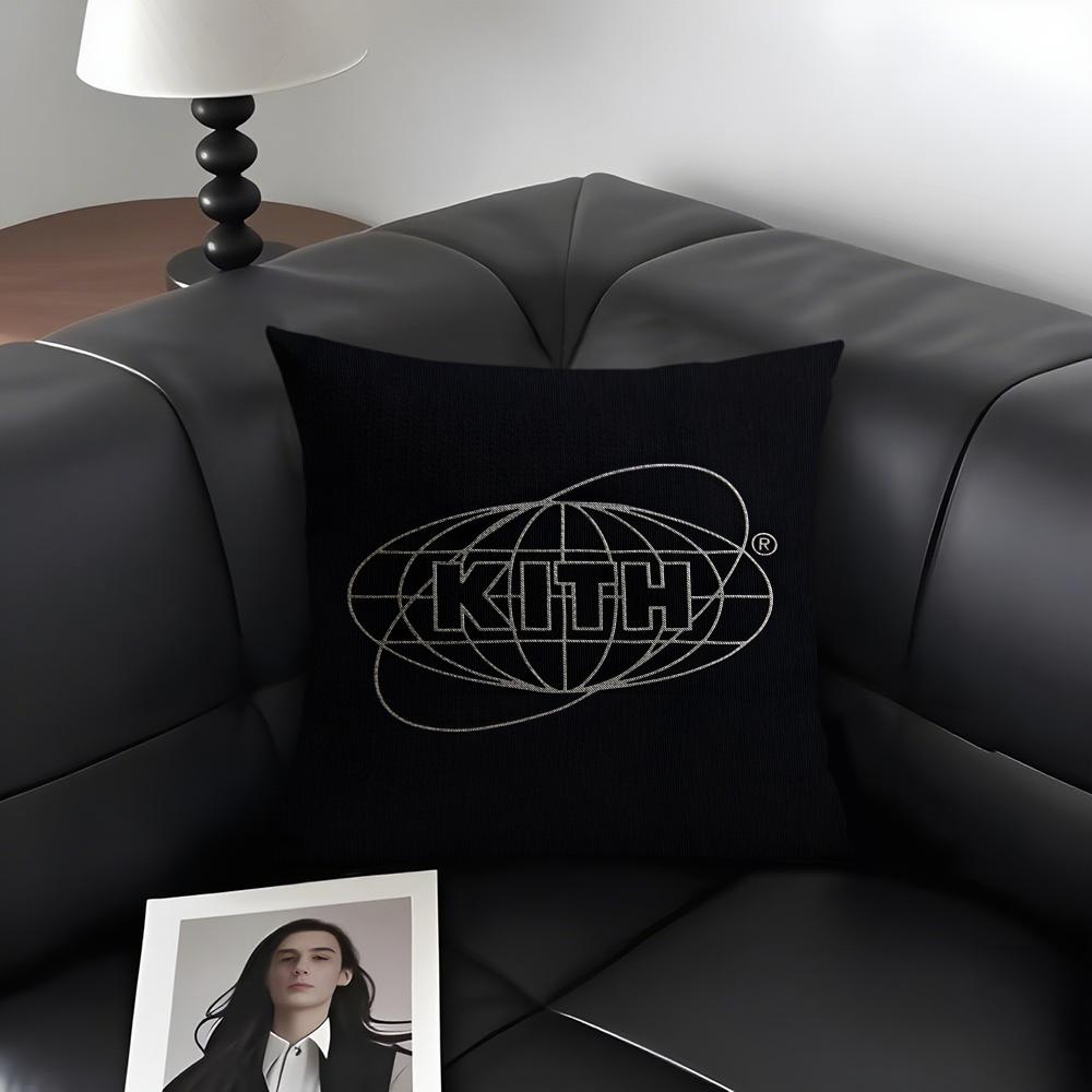 KKITH Brand Cushion Cover Natural Linen Organic Fabric DoubleSided Printing Sofa Home Decor Gift Pillow Case