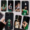 Чехол для телефона Джейсона Тейтума для iPhone 17, 16, 15, 14, 13, 12, 11 Plus, Pro Max, Другие Мягкий черный чехол