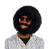 Mens Afro Wig And Facial Hair