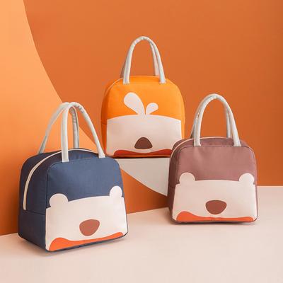 Insulated Lunch Bag Handheld Lunch Bag Large Portable Cute Cartoon Bento Bag