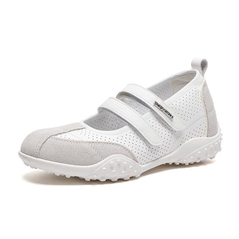 Inner Height Increase 5.5cm Retro Shallow Mouth Mary Jane Ballet Single Shoes Small Casual Soft Sole Non-slip German Training Shoes