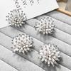 White Three-Dimensional Handmade Nails, Drills, Cloth Stickers, Diy Studs, Earrings, Hair Accessories, Bags, Shoes And Hats, Hairpins