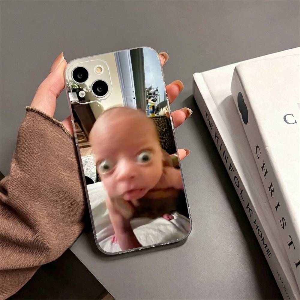 Случайный Ааа Детский Чехол для Телефона для iPhone17,16,15,14,13,12,11 Plus,Pro Max Мягкая Прозрачная Крышка