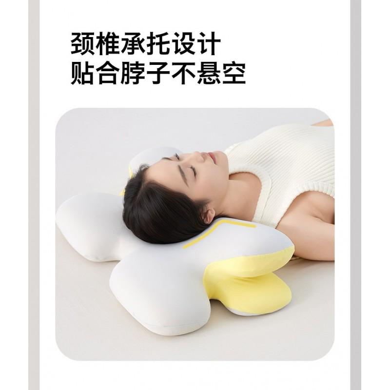 Ergonomic Memory Foam Pillow Side Back Stomach Sleepers Cervical Support Student Dorm Nap