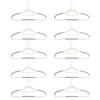 10Pcs Clothes Hanger Durable Abs Girly Heart Pink Love Bow-Knot Pattern Hanger Non-Slip Clothes Hanging Supplies