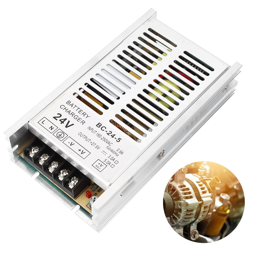 Генератор Зарядное устройство для аккумулятора Интеллектуальный источник питания BC?24?5 160?250 В плавающее зарядное устройство 24 В