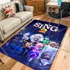 Sing Rug Floor Mat for Living Room or Bedroom Soft and Comfortable Carpet a Gift for Birthday and Holiday.