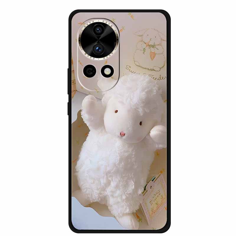Flowers Patterns Case For Huawei Nova 12 pro ultra Funda Nova12 Pro Ultra Soft TPU Silicone Cover Lovely Floral Phone Back Cases