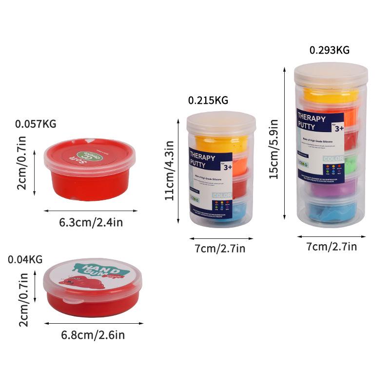 Магнитная силиконовая замазка для захвата пальцами и реабилитационных упражнений