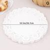 150 шт., круглая бумажная салфетка с кружевными краями, подложка для кексов, жареная еда, десерт, печенье, вечеринка, свадьба, бисквит, торт, посуда, подложка для чашки
