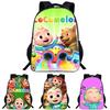 Cocomelon Backpack Children School Bags Durable Cartoon Lankybox Schoolbag For Kids