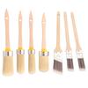 5Pcs Chalk Paint Brush with Wood Handle Wax Brush Chalk Paint Brushes for Furniture DIY Art Craft Painting and Waxing Tool