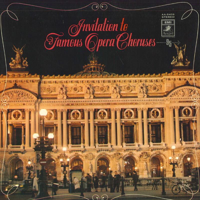 LP Record KONWITSCHNY/BERLIN STATE OPERA ORCH - enchanting opera chorus AA8459PROMO TOSHIBAEMI Japan Classical Used