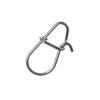 Stainless Steel Durable Line tackle Oval Split Rings Connector Barrel Swivel Fishing Hanging Snap