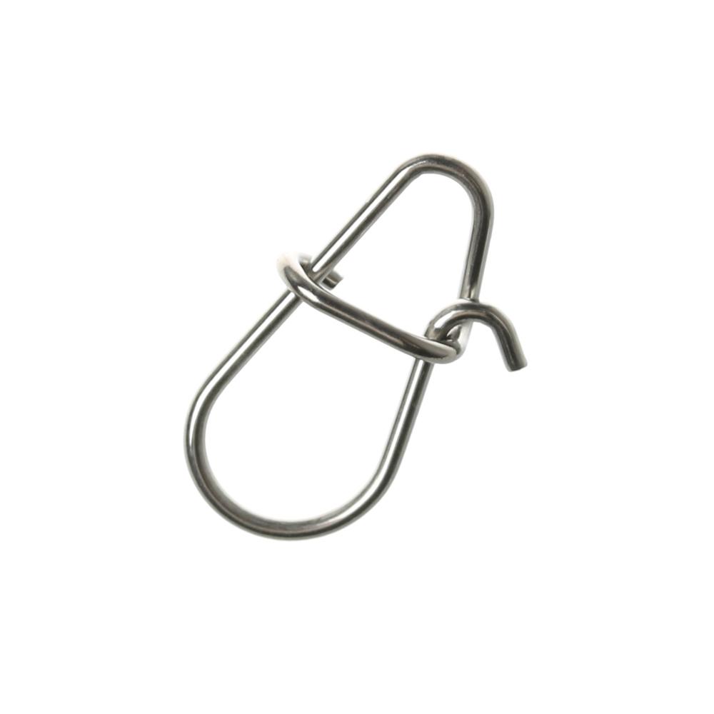 Stainless Steel Durable Line tackle Oval Split Rings Connector Barrel Swivel Fishing Hanging Snap