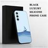 Sailing Boat Art  Phone Case For Samsung S25,S24,S21,S22,S23,S30,Ultra,S20,Plus,Fe,Lite,Note,10 Black Soft Shell