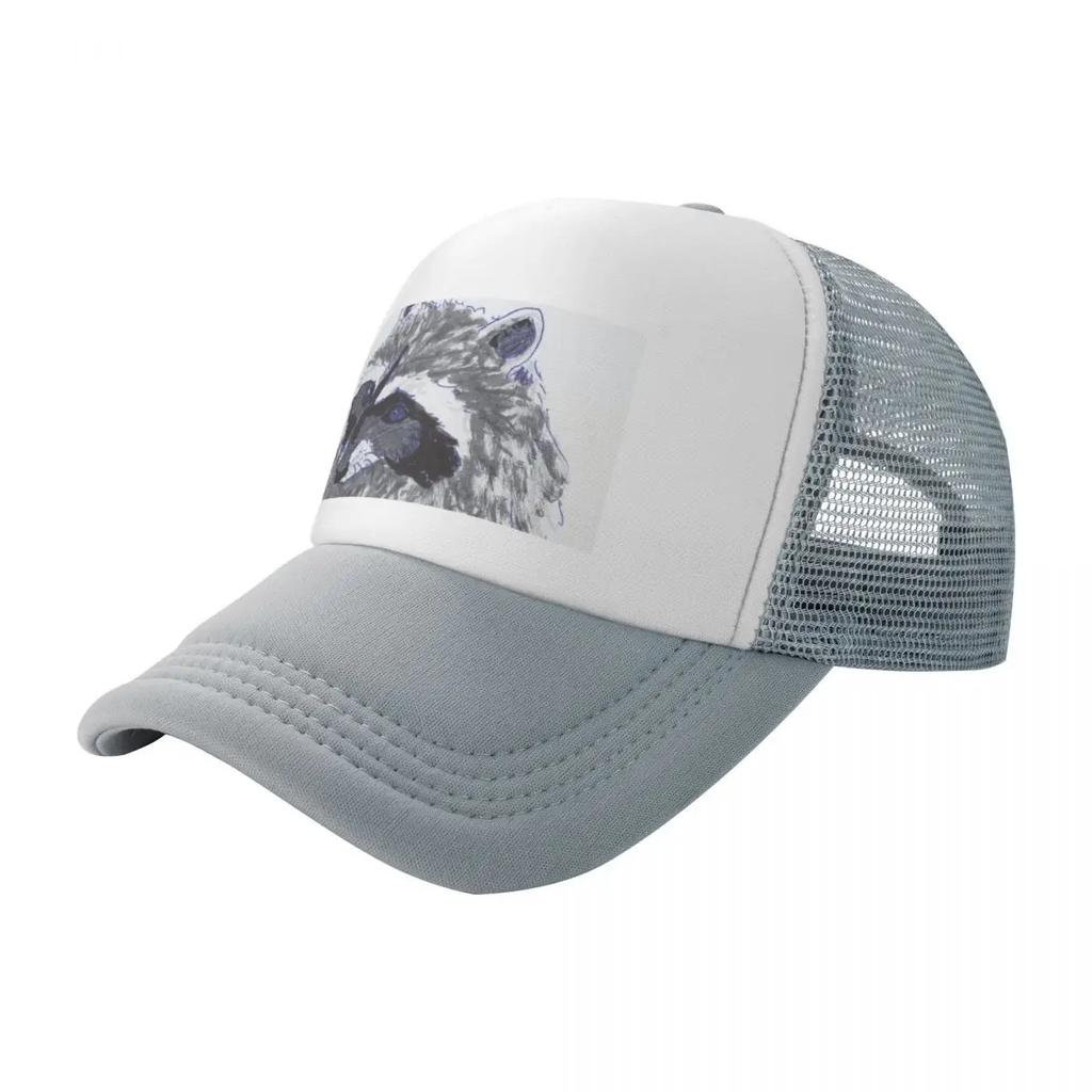 Sketch of a raccoon Baseball Cap Funny hats luxury woman cap western Hat Luxury Brand Male Womens