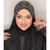 Luxury Hijab Scarf Abaya Chiffon Muslim Women's Wear for Weddings