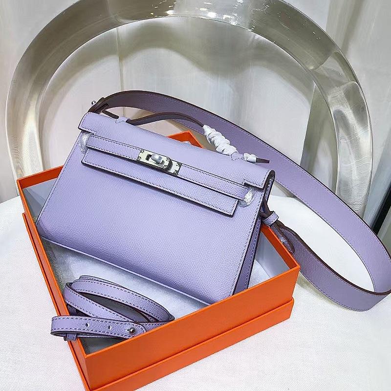 High End Quality New Palm Print EP Bag First Generation Genuine Leather Women's Bag Cowhide Buckle Handheld Shoulder Crossbody Bag