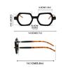 Vintage Polygon Optical Frames Men  Fashion Blue Light Blocking Glasses Women Trendy Luxury Brand Design Eyeglasses