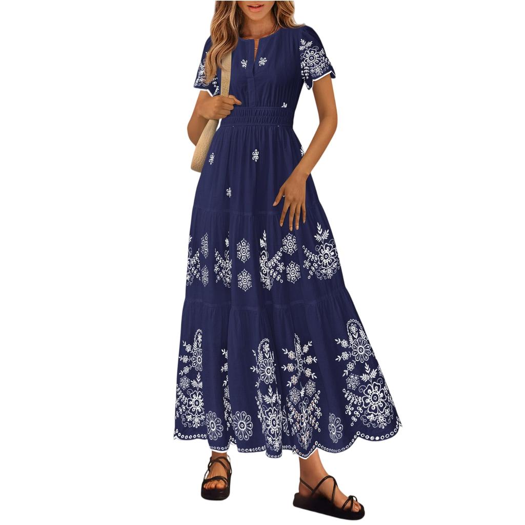 Женское модное повседневное платье -колор