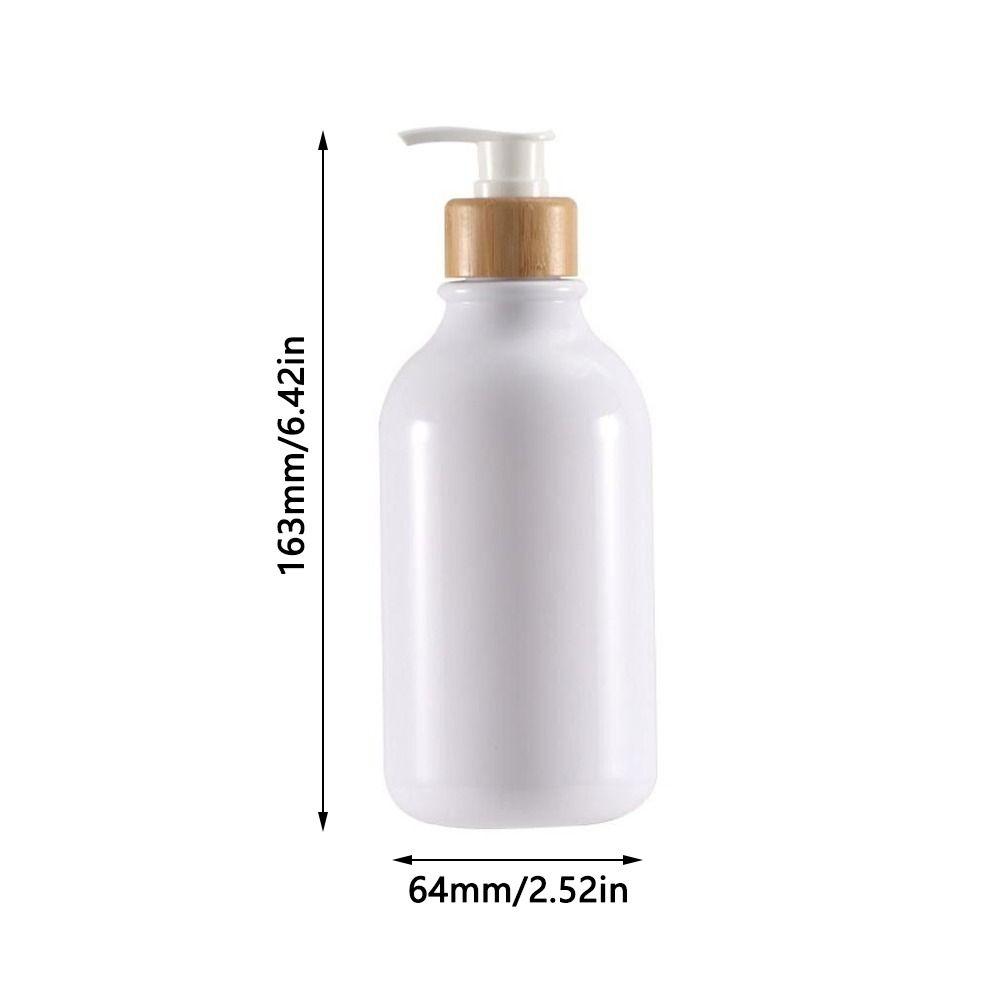 Пустая бутылка для хранения Декор Дозатор для мыла Аксессуары для ванной комнаты Бутылка с помпой для шампуня Бамбуковая помпа