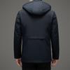 Пуховик мужской легкий и тонкий новый съемный головной убор для пап среднего возраста повседневная теплая мужская куртка