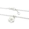 [I3638] - Silver Anklet 'Flora' Silver White (rhodium-plated) - 8 Mm