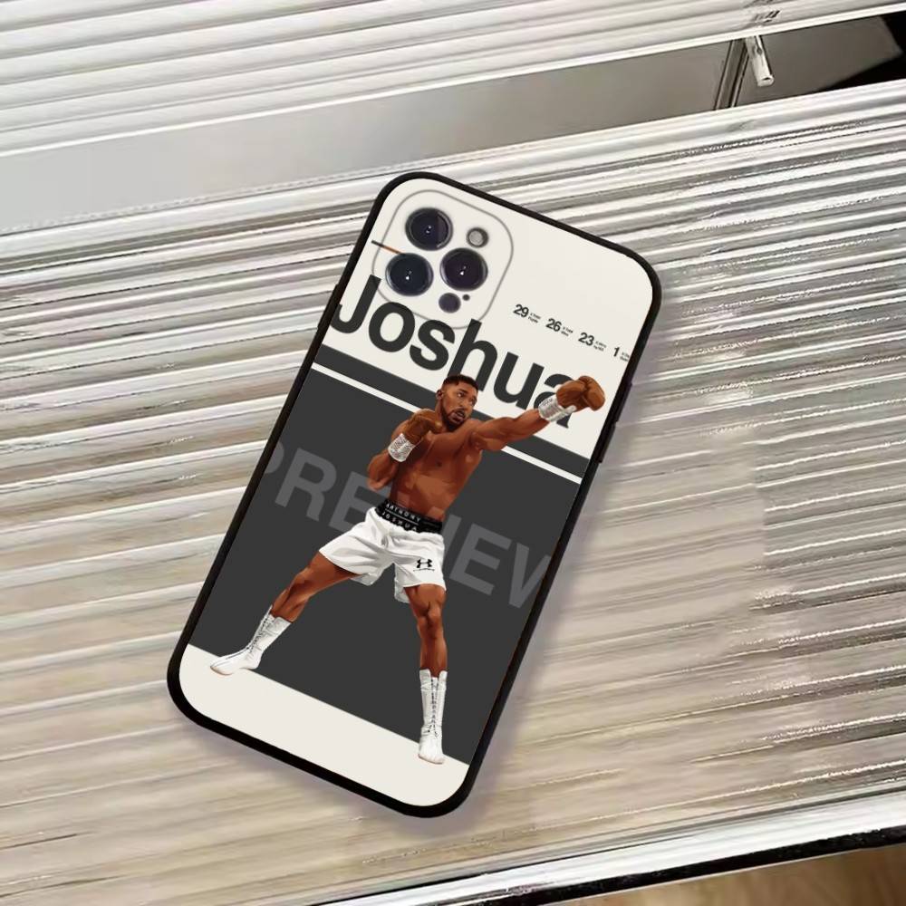 Boxer A-Anthony Joshua Phone Case For iPhone 17,16,15,14,13,12,11 Plus,Pro Max,XS,Soft Silicone Black Cover