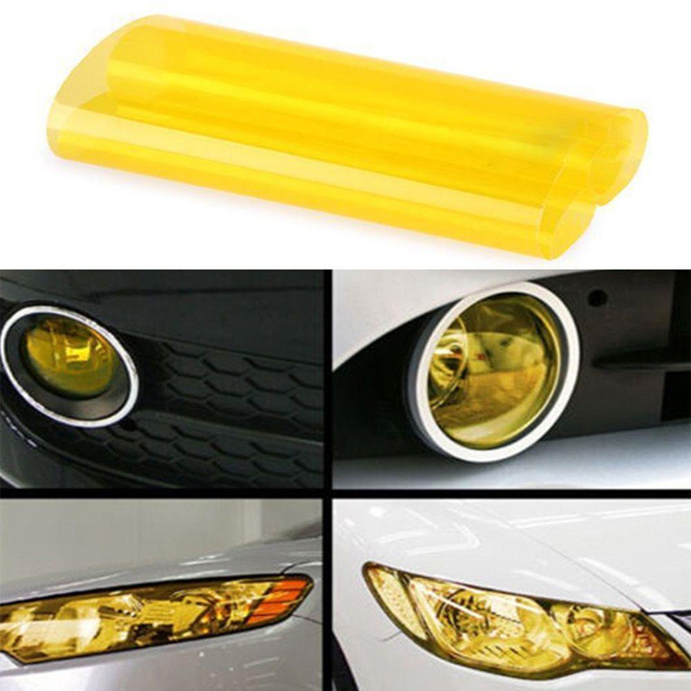 High Quality Roll ANY Brand New Golden Wrap Fog Durable Yellow Car Tint Headlight Film
