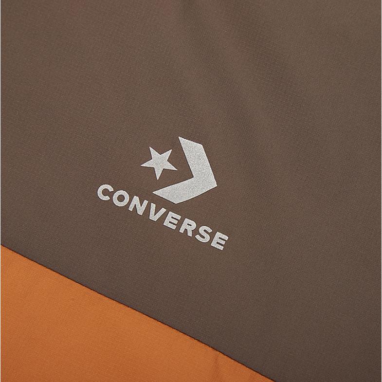 Новая мужская пуховая куртка Converse, шоколадная, 10026726-A02