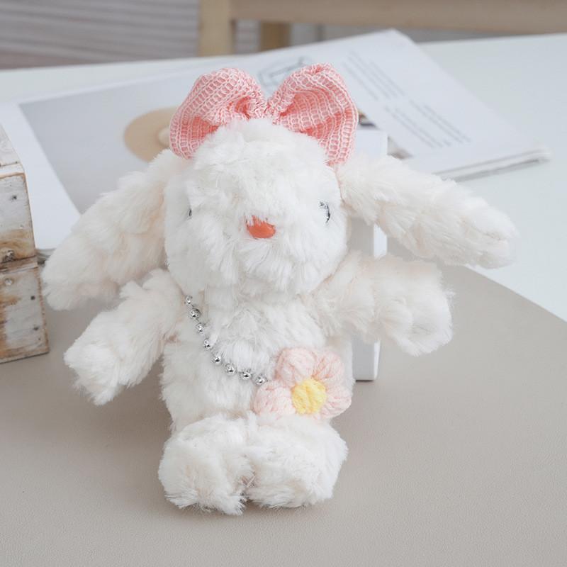Plushie Rabbit Cute Keychain With Soft Long Fur For Bag Accessories