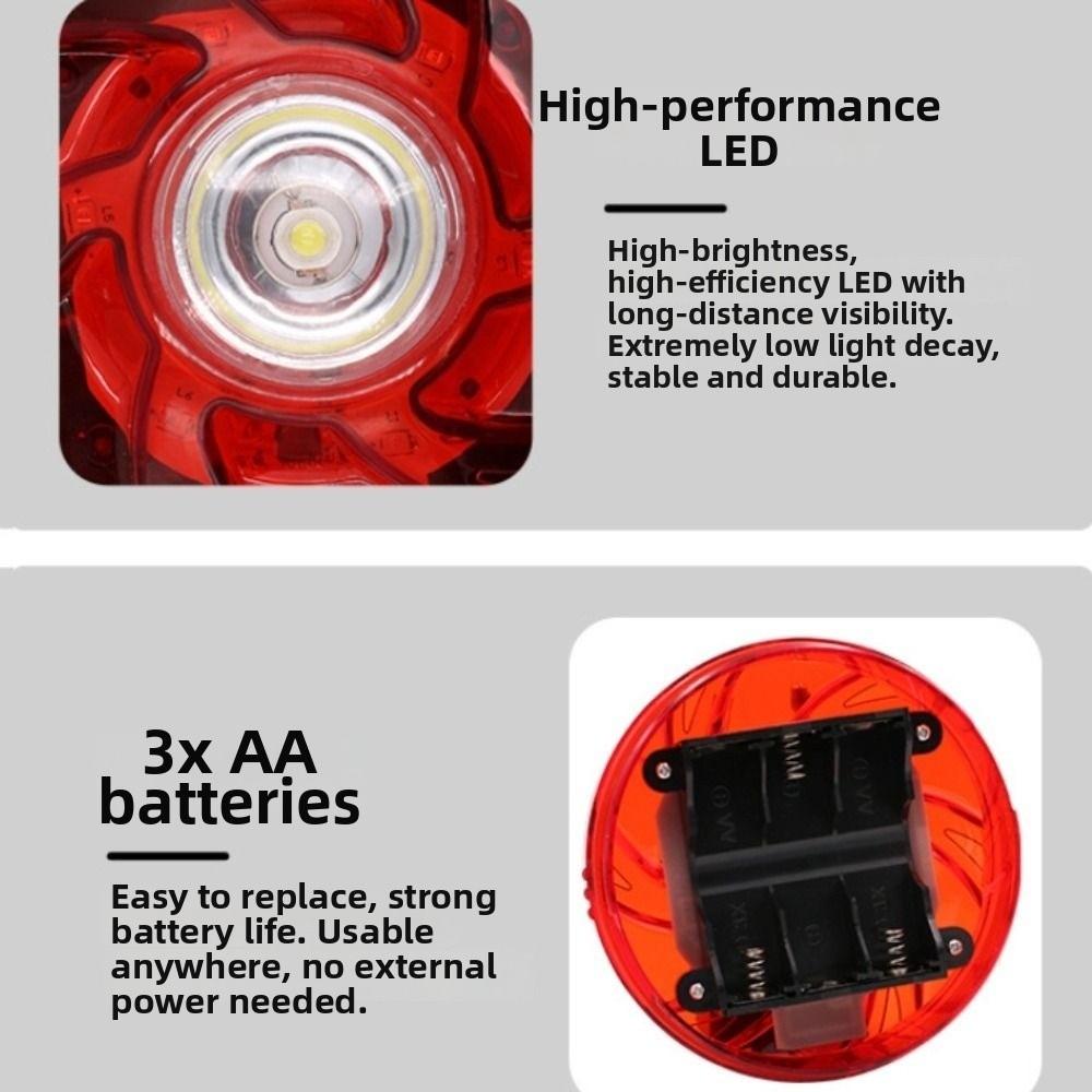 Magnetic Base Vehicle Warning Lights Waterproof Emergency Flashing Lights Car Road Accident