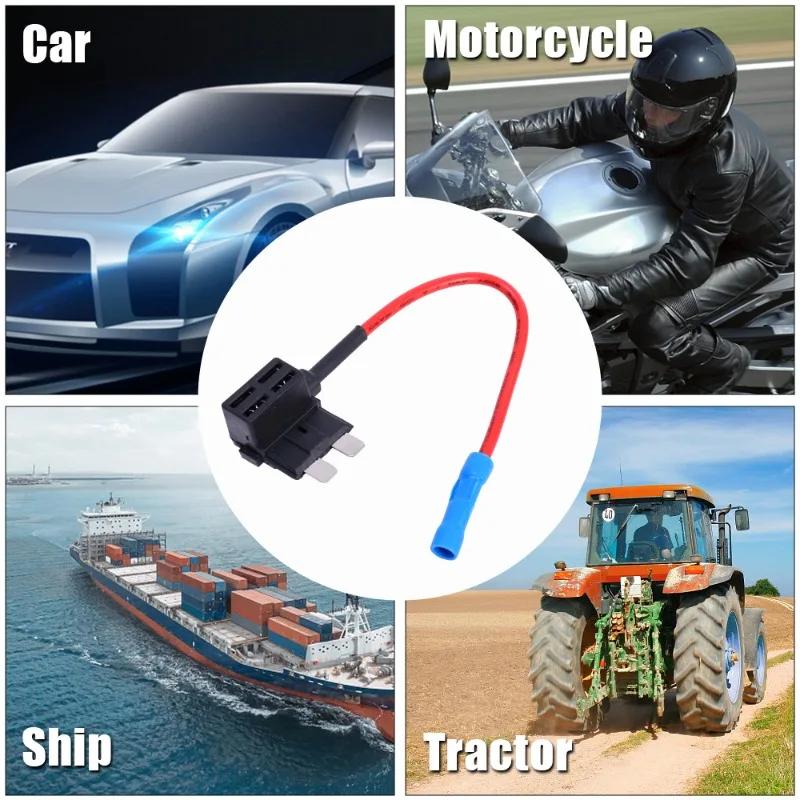 Держатель автомобильного предохранителя Add-a-circuit MINI SMALL MEDIUM TAP Adapter Micro Mini Standard Blade Car Preparator with holder