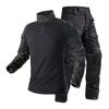 G2 Frog Suit Outdoor Training Uniform Men Long Sleeve Camo Tactical Hiking Clothing