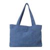 Trendy Simple Tote Bag With Spacious Interior And Soft Structure Ideal For Everyday Commuting In Black White Blue Brown