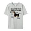 Funny Weiner Dog Joke Tshirt Tshirts Husband Printed On Autumn Tops Tees Short Sleeve Funky Tops Tees Oneck Premium Cotton