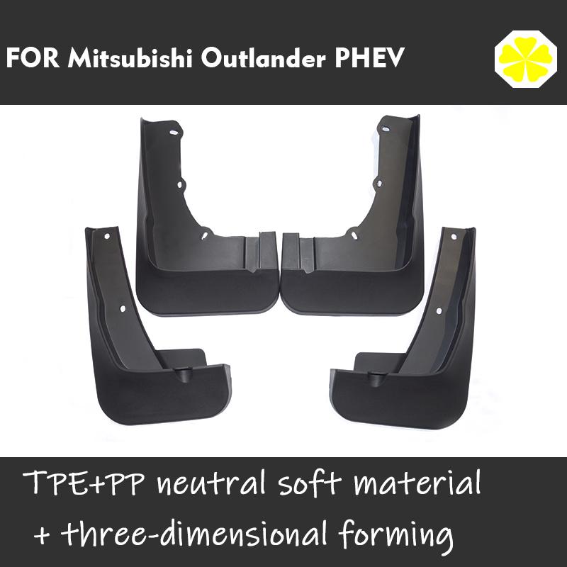 Брызговики для Mitsubishi Outlander phev, брызговики, брызговики, автомобильные аксессуары, автомобильный стиль, передняя и задняя часть