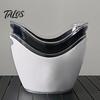 Double Layer Ice Bucket, Long-Lasting Cold Preservation, with Double Handles Drink Bucket, for Beverage Cocktail Bar Parties