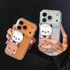 Горячий прозрачный чехол для телефона с рисунком BuBu DuDu для пары, для iPhone 11 12 13 14 15 16 17 Air Pro Max Plus, ударопрочный, материал ПК